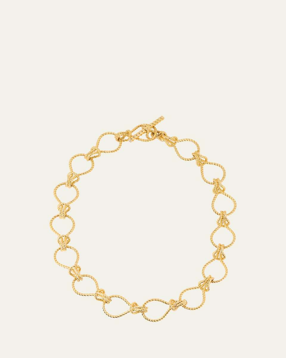 Toggle Convertible Necklace in 18K Yellow Gold, 18"L